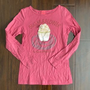 Crewcuts Long Sleeve Top “Sugar & Flower” 🌸